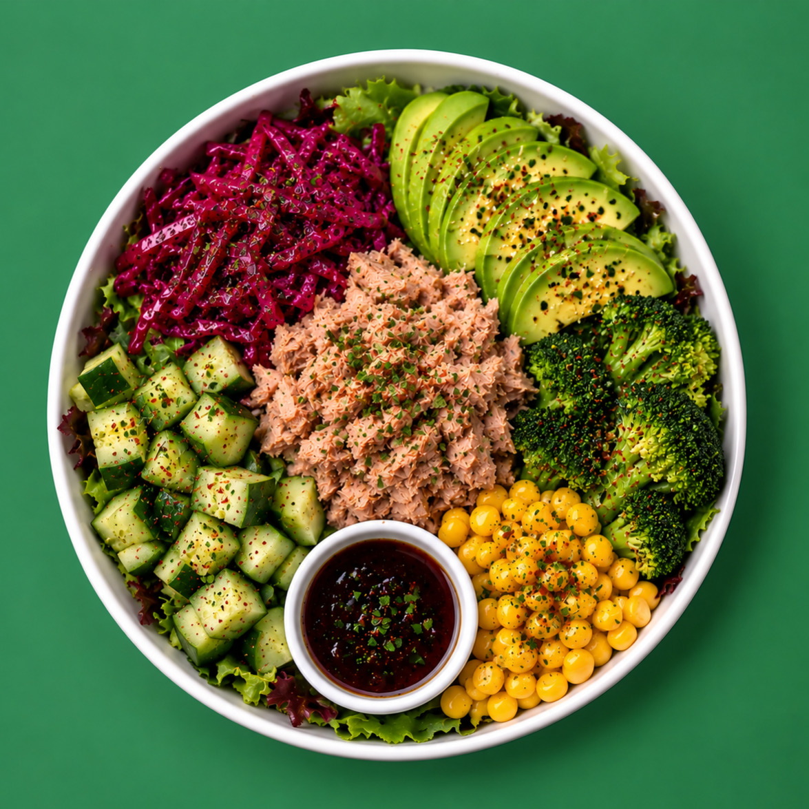 Diyet Salata Ton Bowl