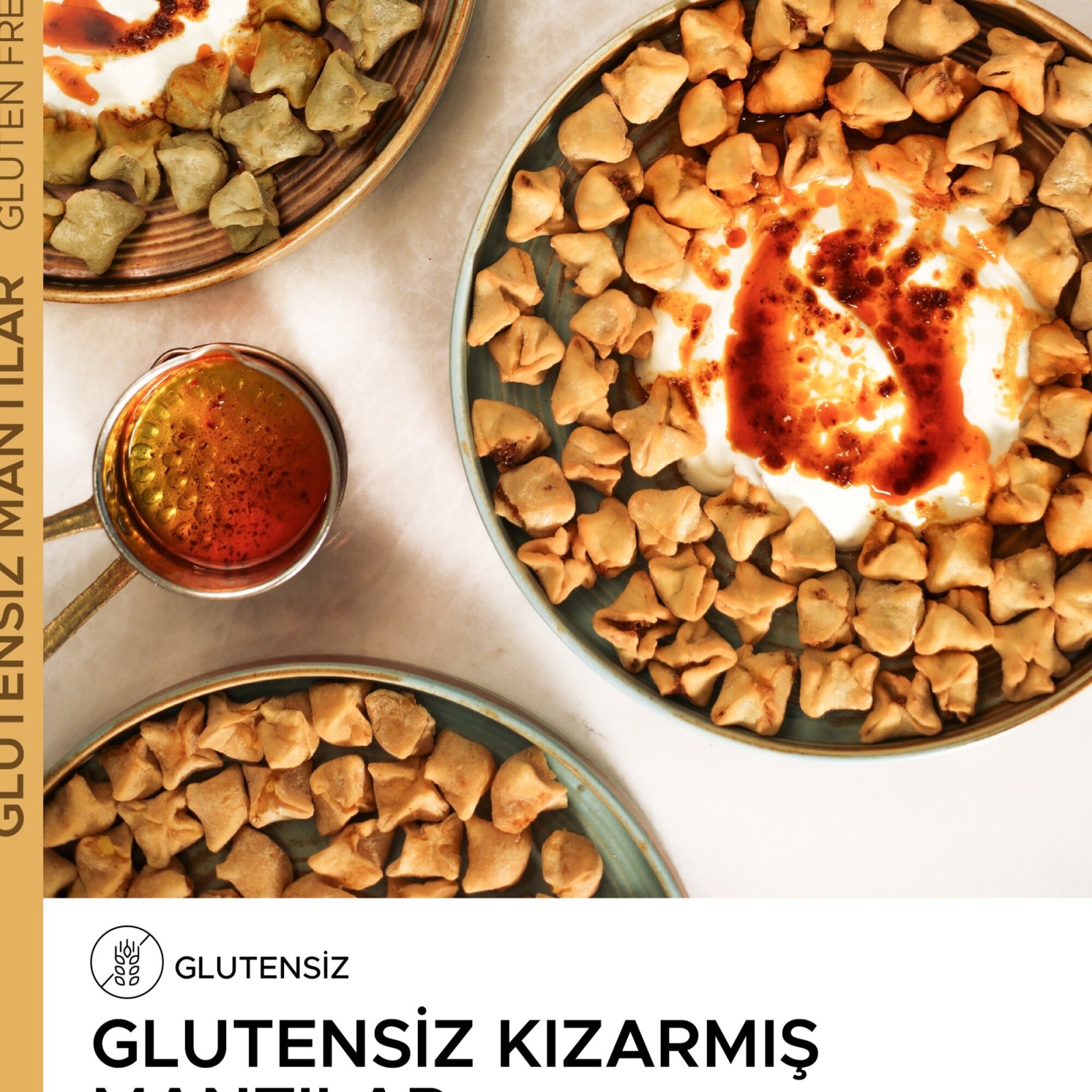 Glutensiz Vegan Haşlanmış Mix Mantı