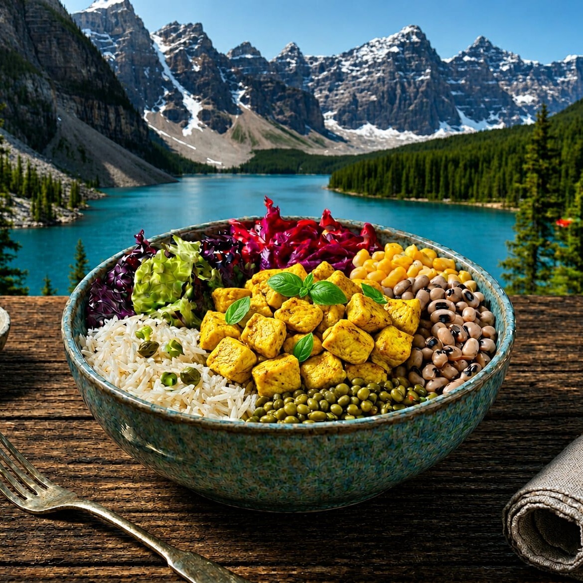 Köri Soslu Tavuk Bowl