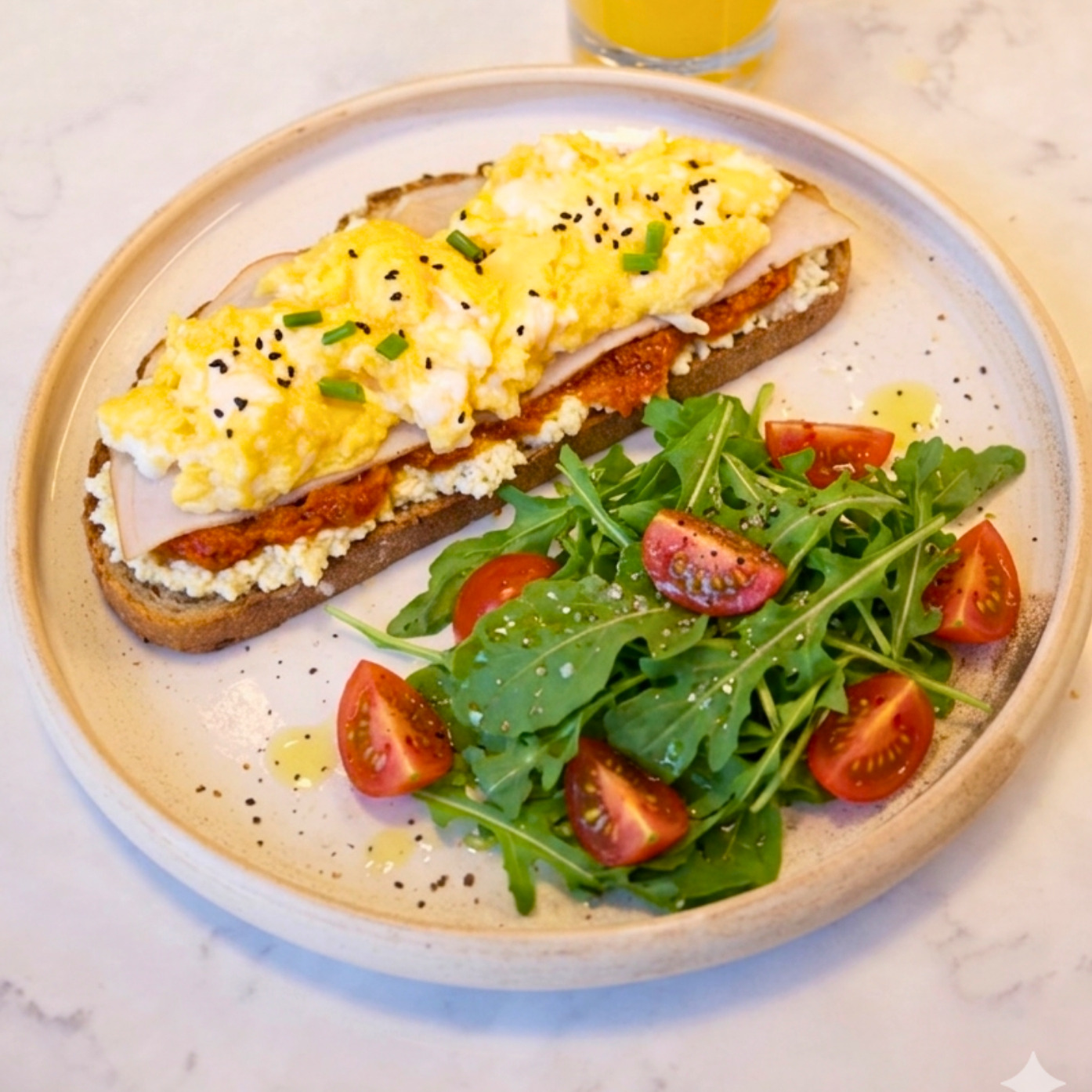 Peynir Marmelatlı Bruschetta