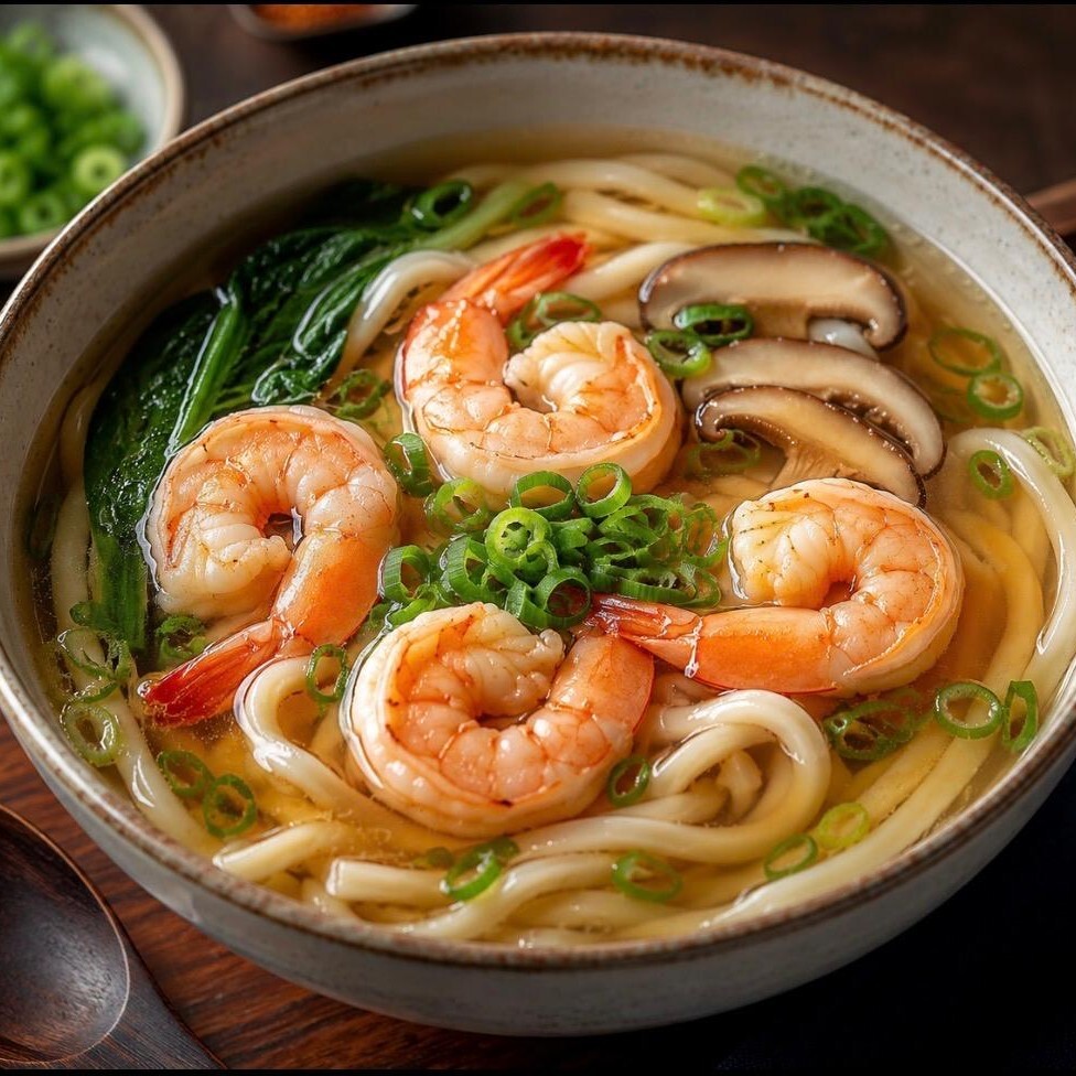 Udon Çorbası Karidesli