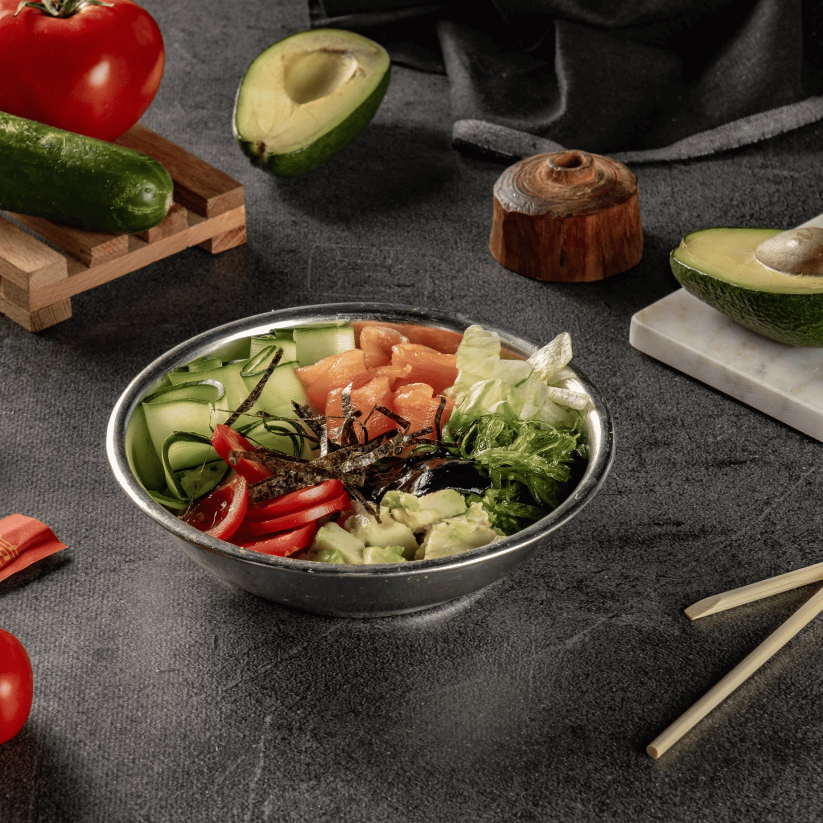 Poke Salmon