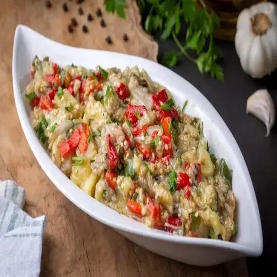 Köz Patlıcan Salata