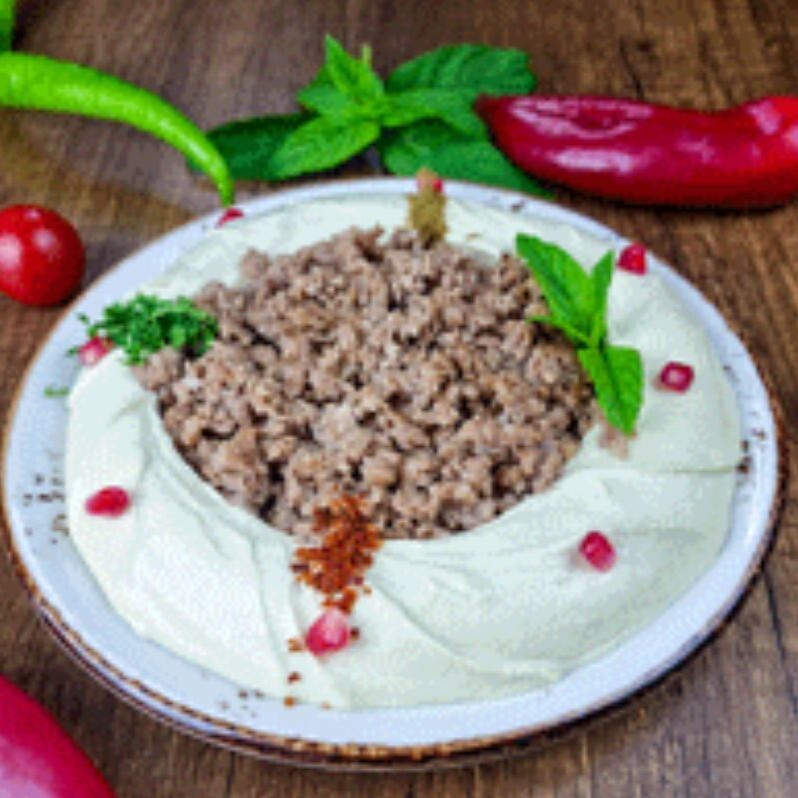 Kıymalı Hummus
