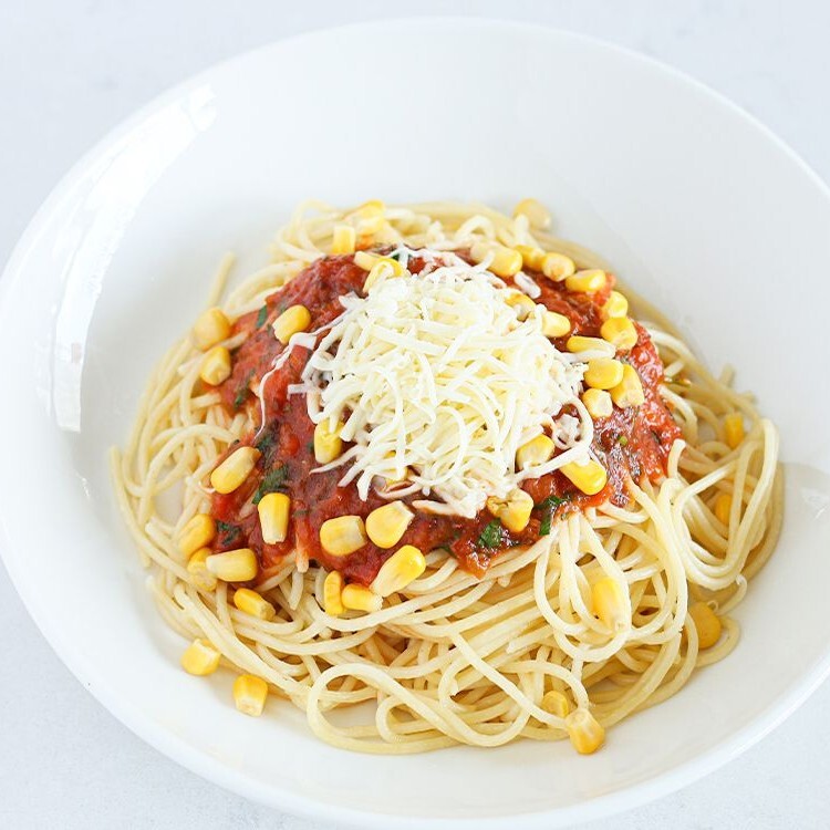 Domates Soslu Spagetti Makarna