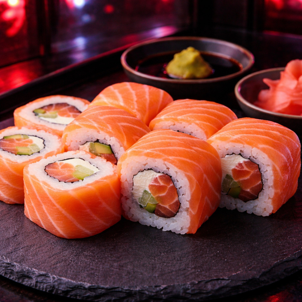 Double Salmon Roll (8 Adet)