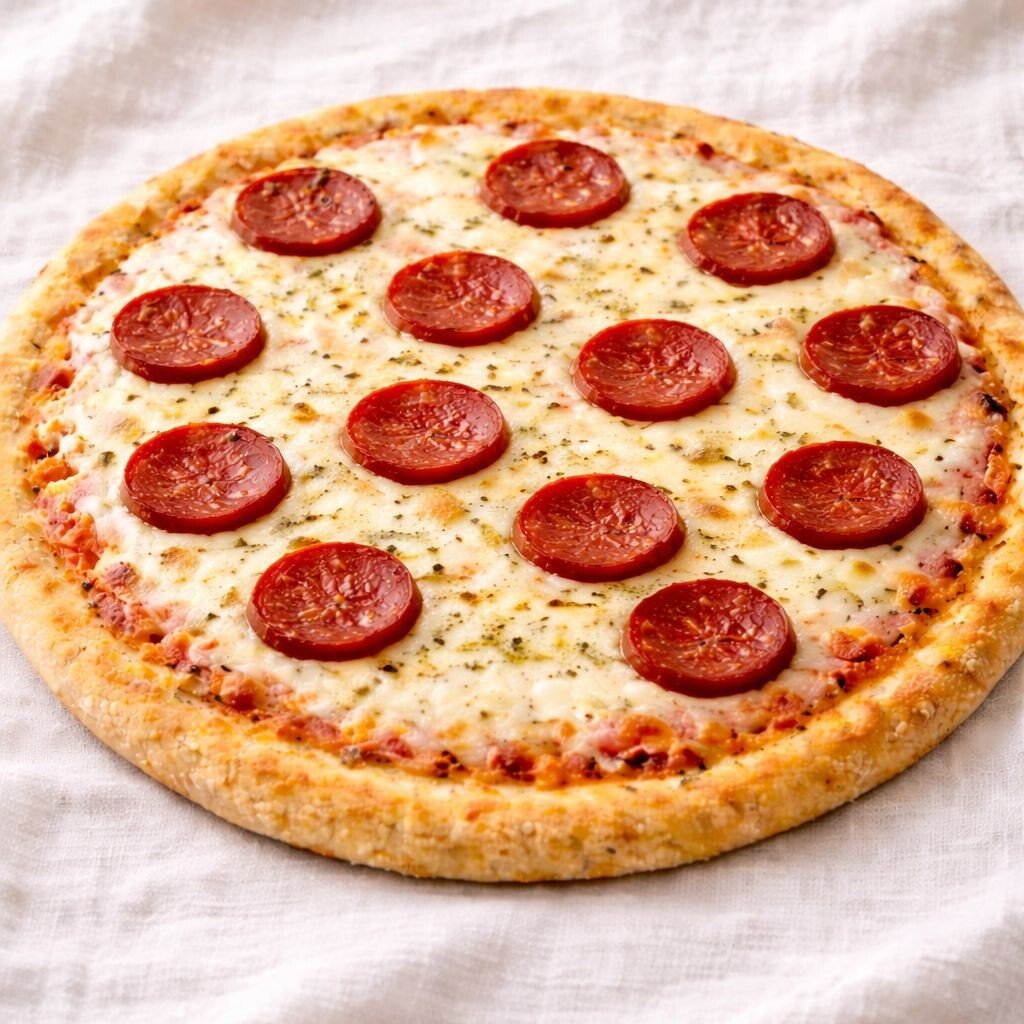 Sucuklu Pizza + coca cola 330 ml
