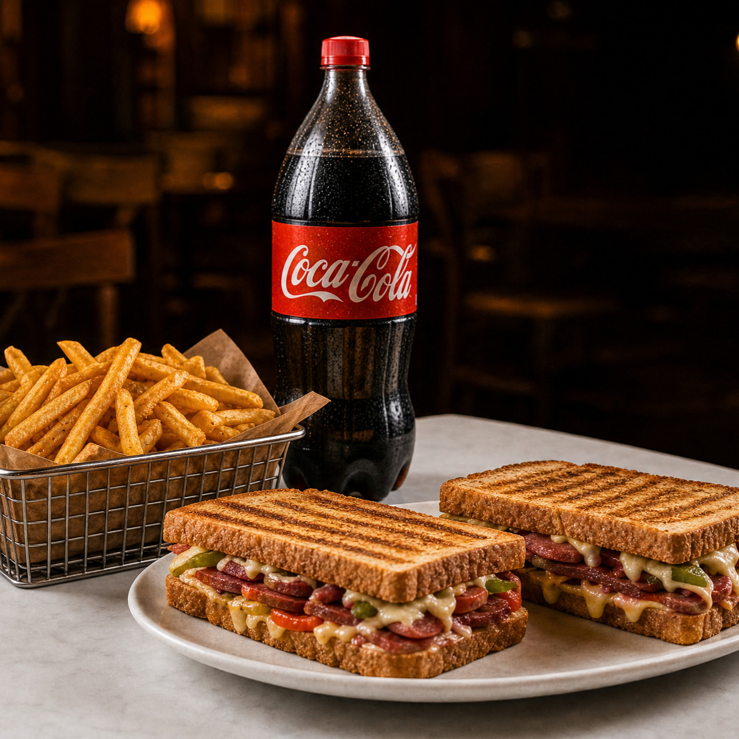İkili Boron Karışık Tost Menü