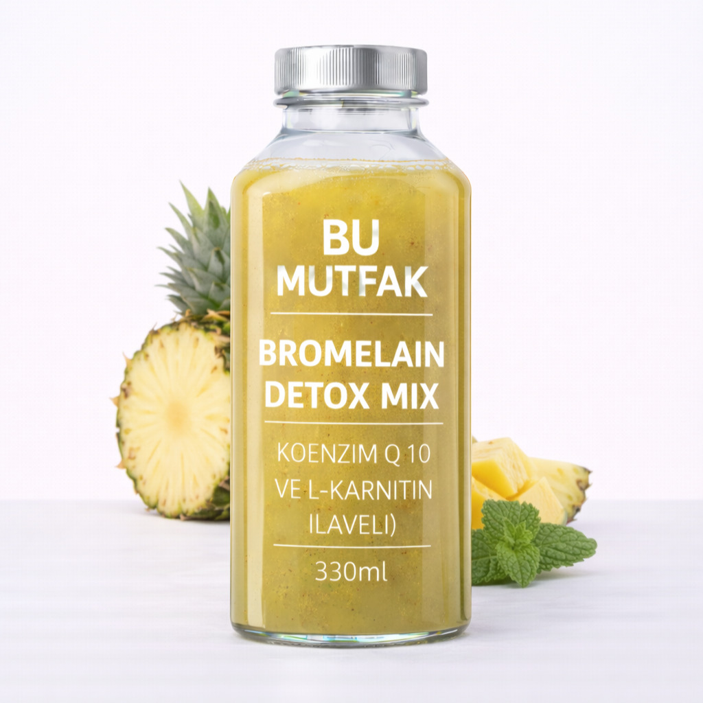 Bromelain Detox Mix (koenzim q10 ve l-karnitin ilaveli)
