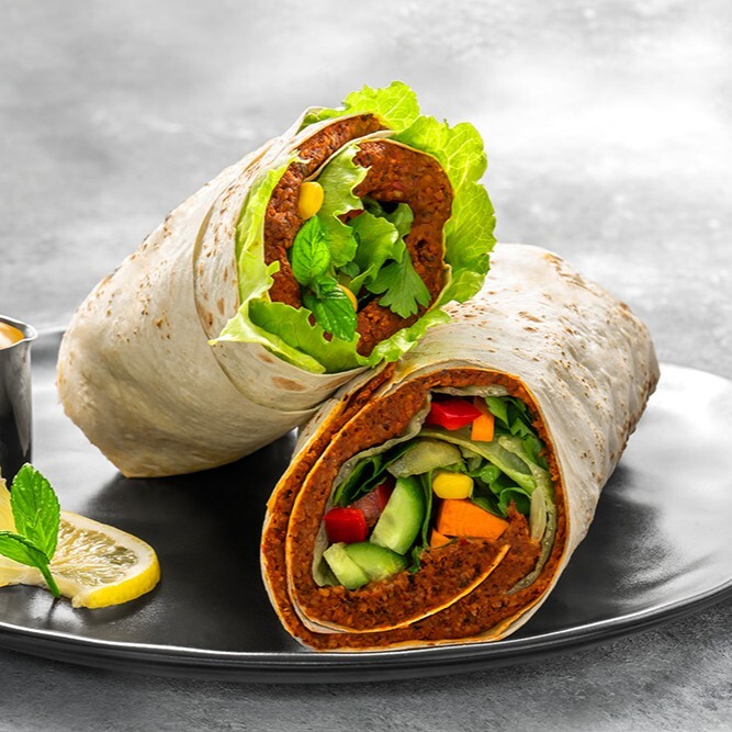 Çiğ Köfte Mega Dürüm 150 GR
