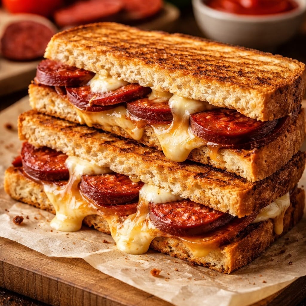 Yarım Sucuklu Tost
