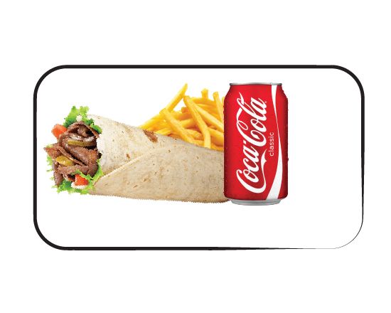 Et Döner, Patates Kızartması,Kola