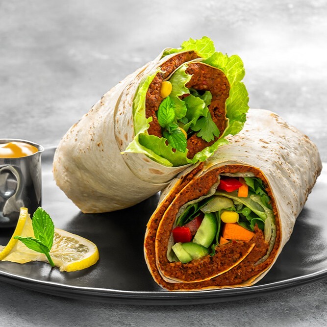 Çift Lavaş Çiğ Köfte