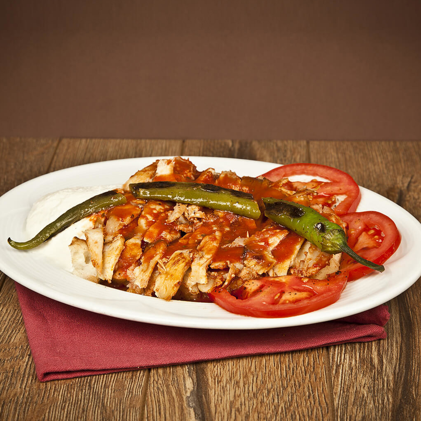 İskender (Tavuk Dönerden)