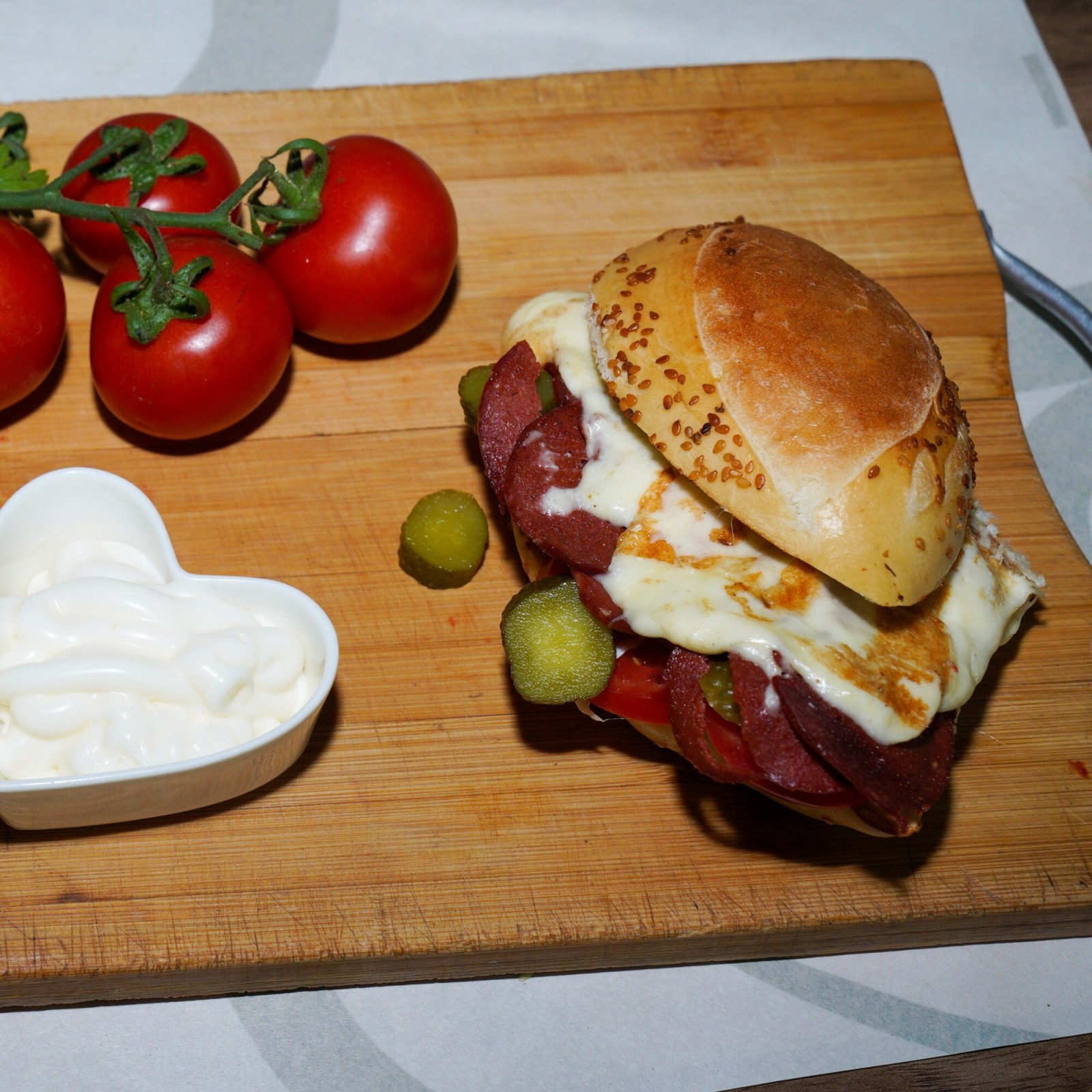 Sucuklu Kaşar Peynirli Cheddar Peynirli Kumru