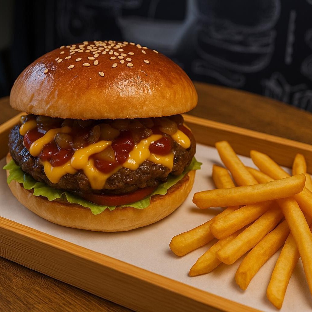 Caramelize Burger Menü