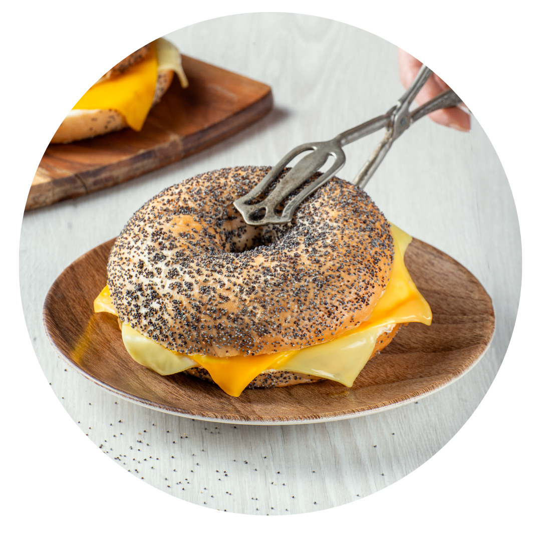 3 Peynirli Haşhaşlı Bagel
