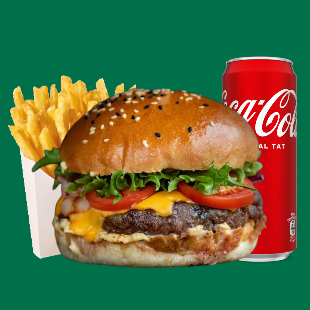 Star Cheese Burger Menü