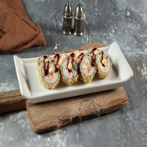 Sake Unagi Tempura Maki Roll (8 Pcs.)