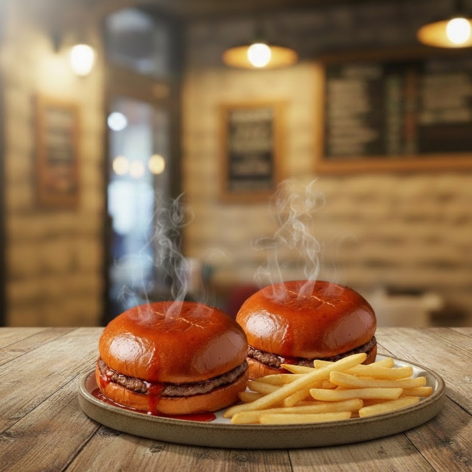 2'li Islak Hamburger Menü