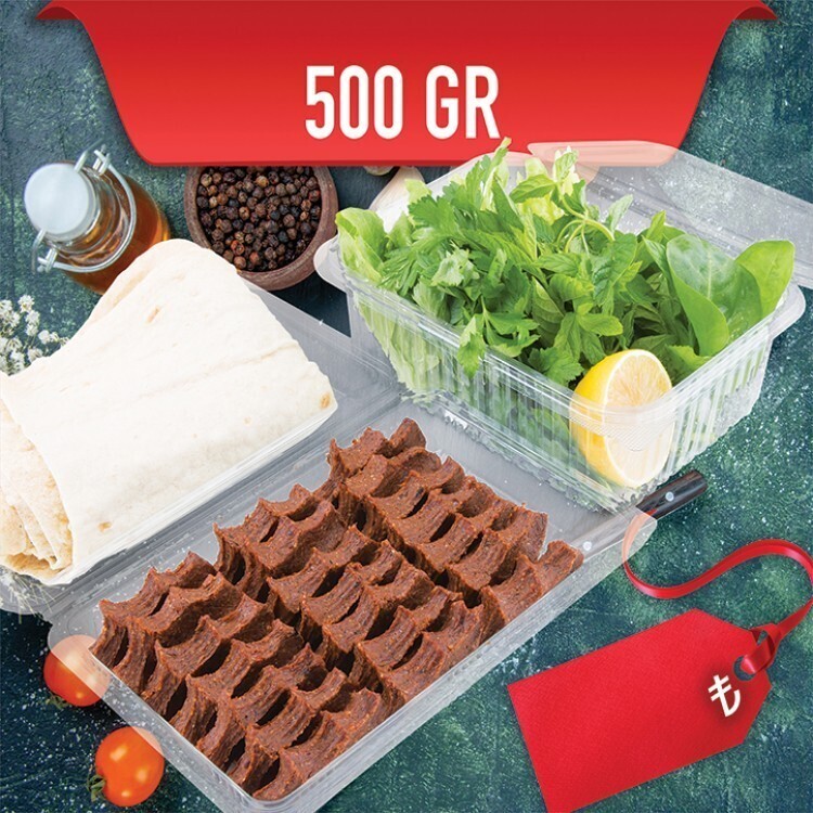 Çiğ Köfte 500 Gr+ 2 Adet 33 cc Ayran