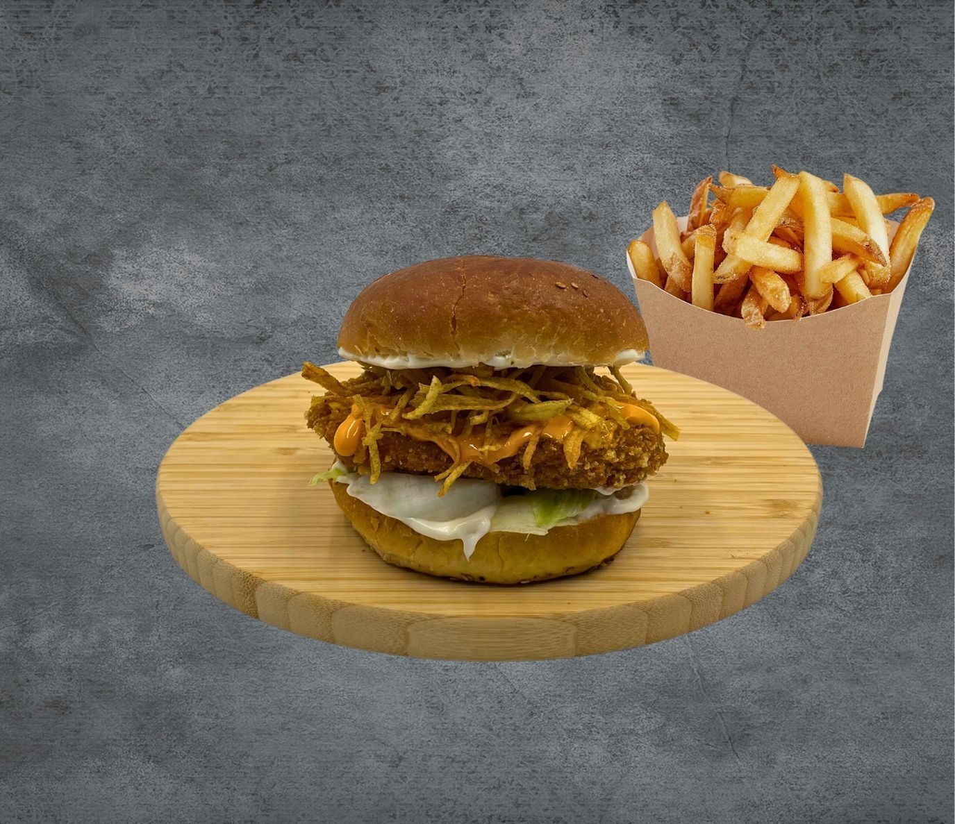 Trüflü Tavuk Burger Menü