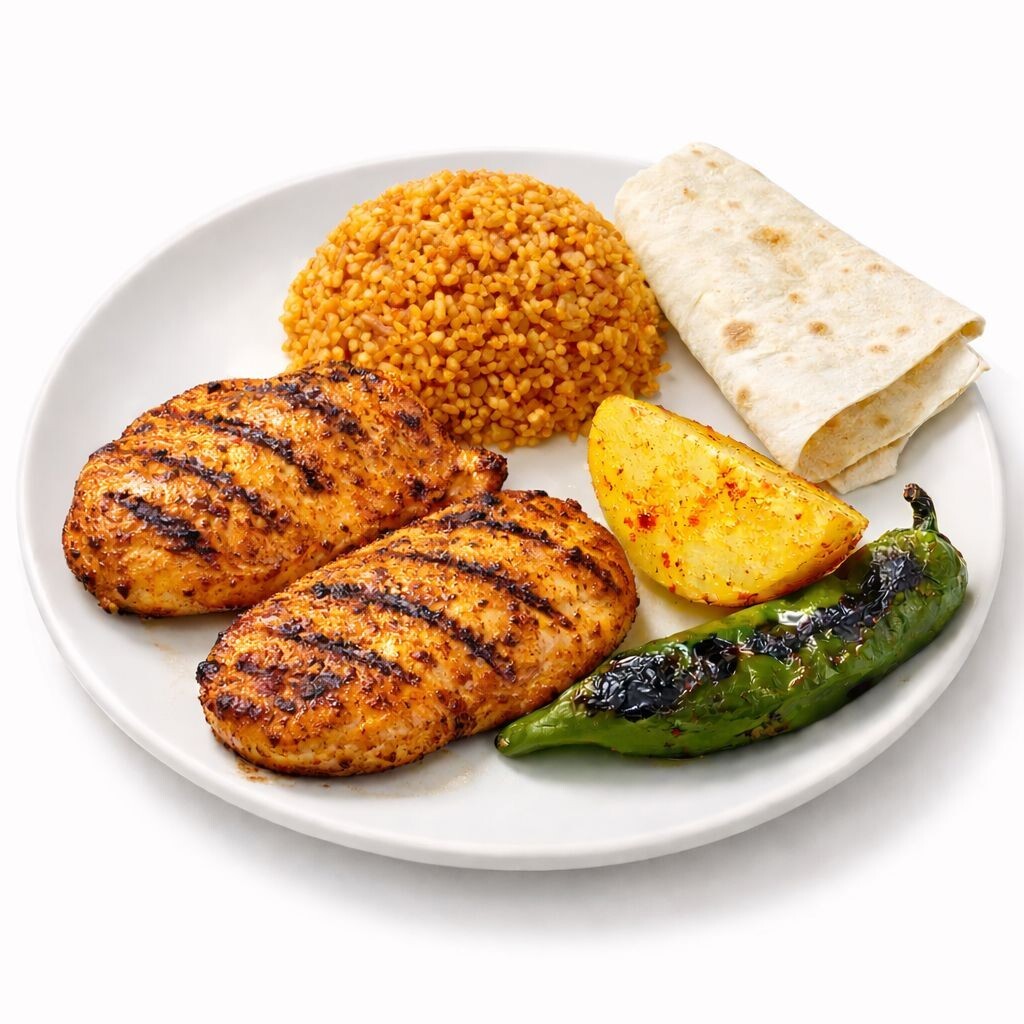Mangalda Tavuk & Bulgur Pilavı