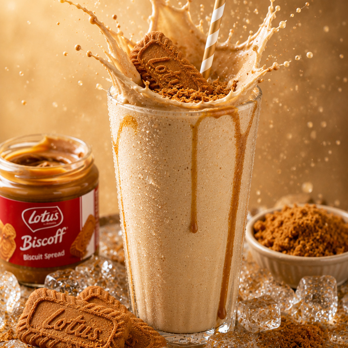 Lotuslu Milkshake (14 Oz.)