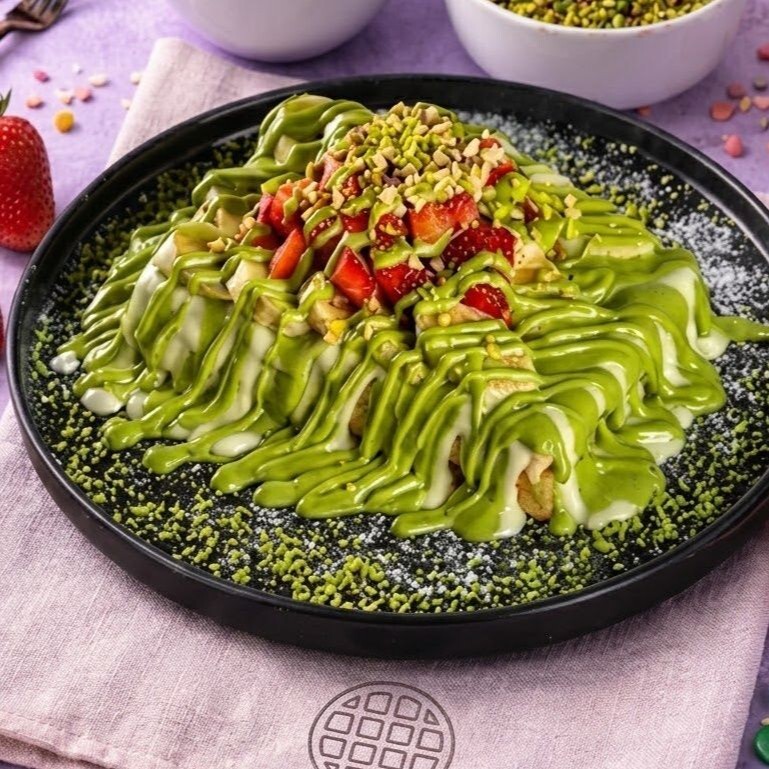 Fıstıklı Waffle