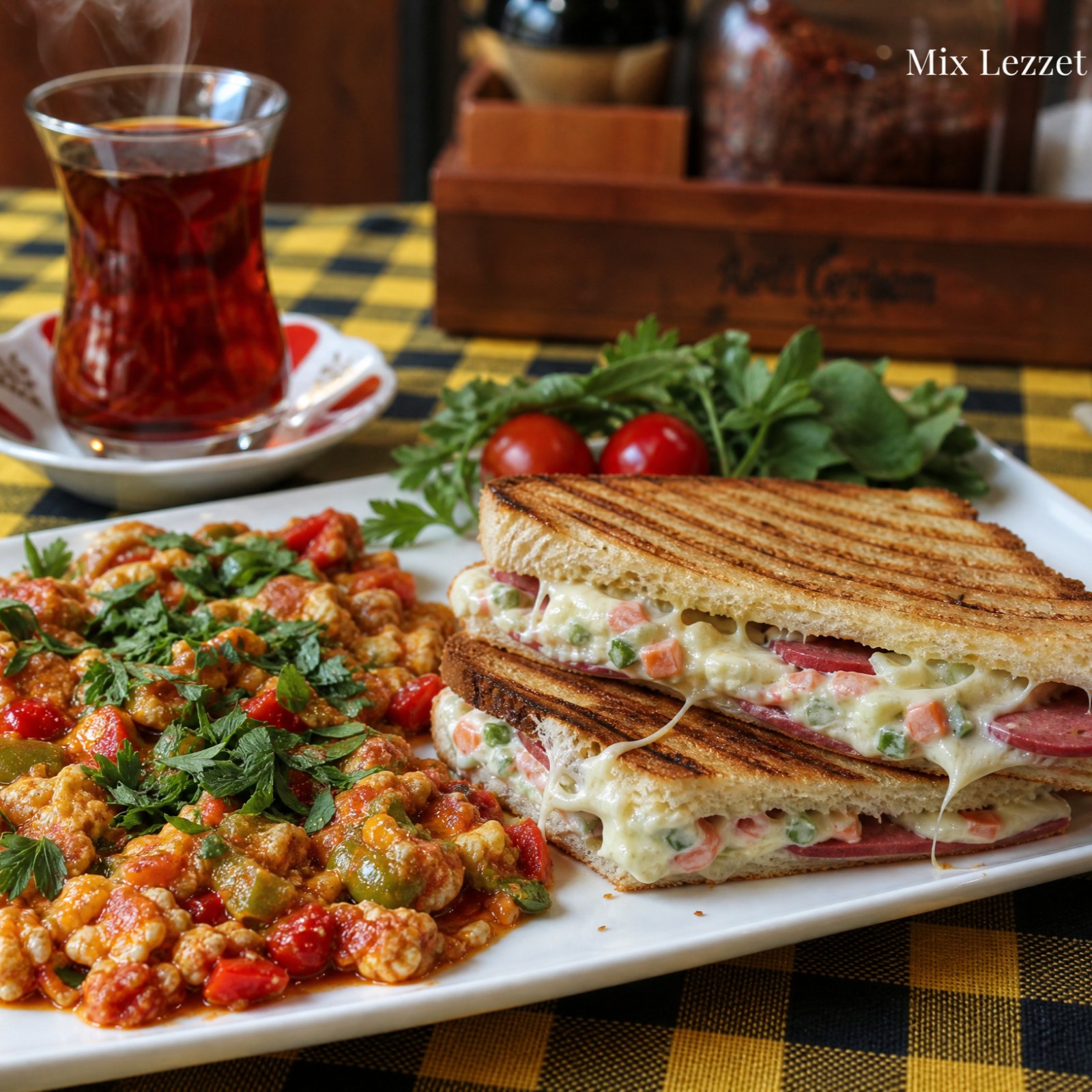 Mix Menemen + Mix Ayvalık Tostu