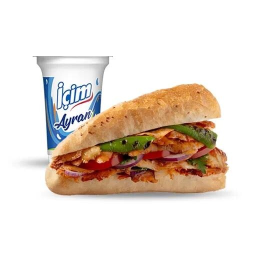 Yarım Ekmek Tavuk Menü