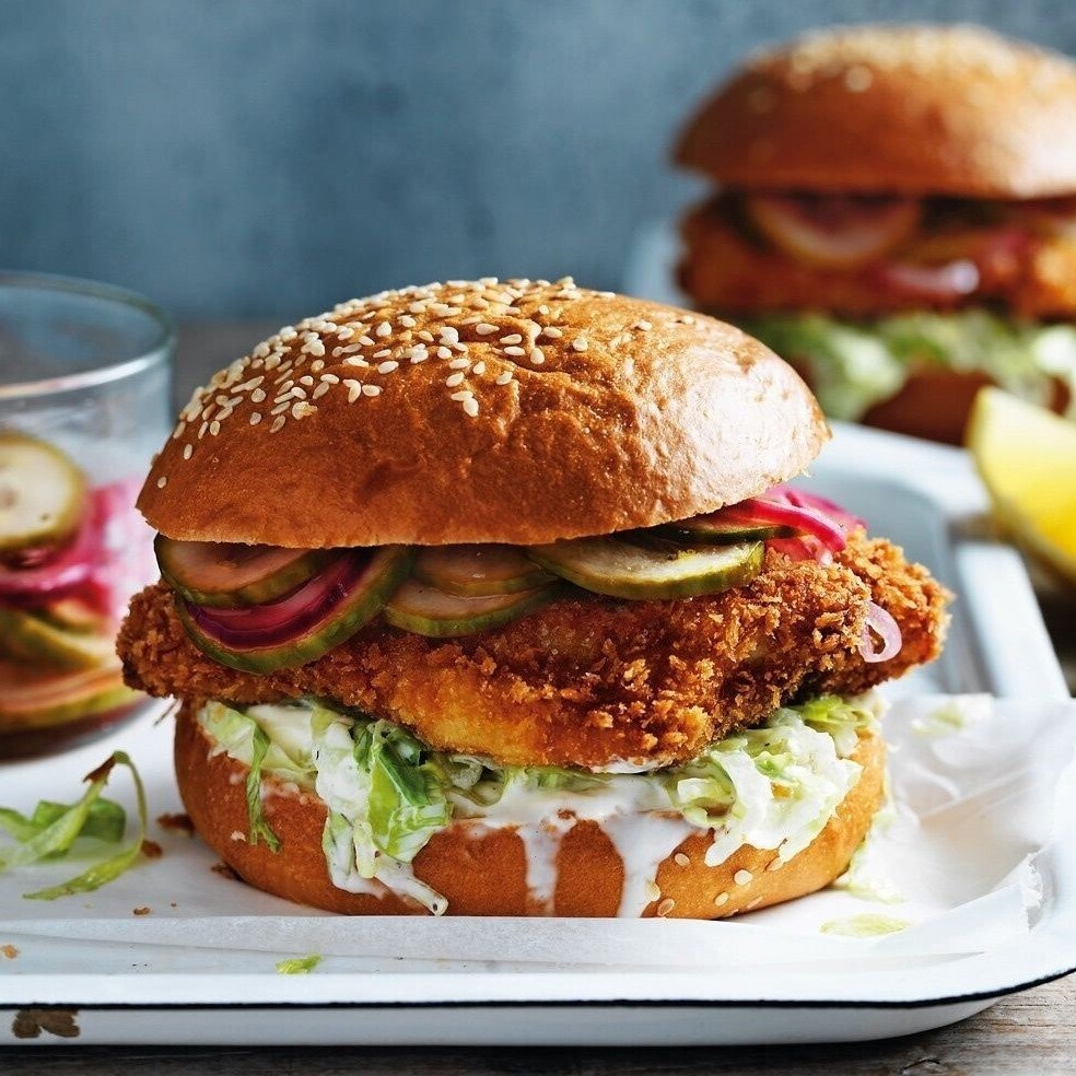 Tavuk Burger +coca cola