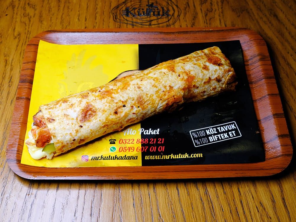 Kaşarlı Tavuk Döner Dürüm