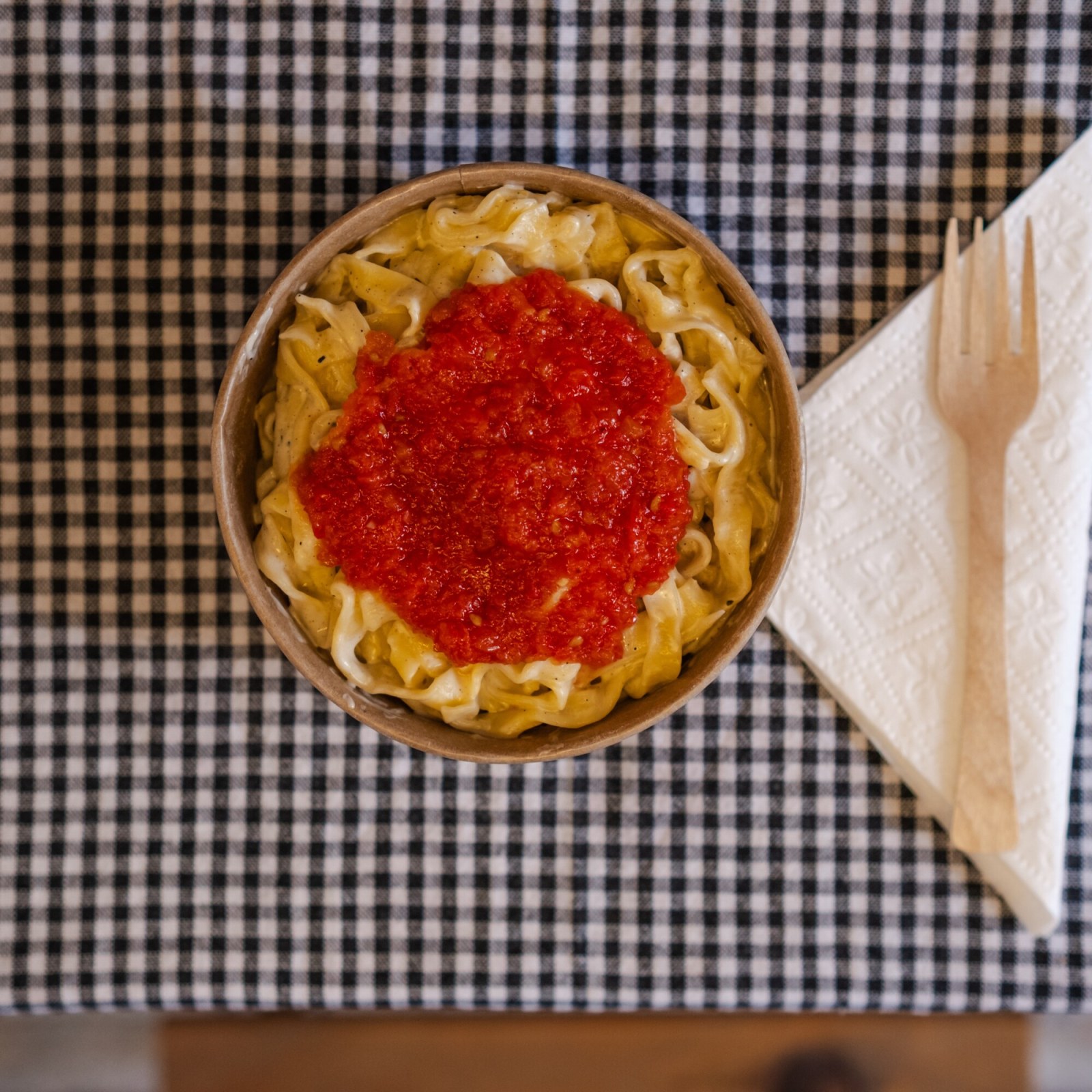 Napoliten Soslu Fettucıne