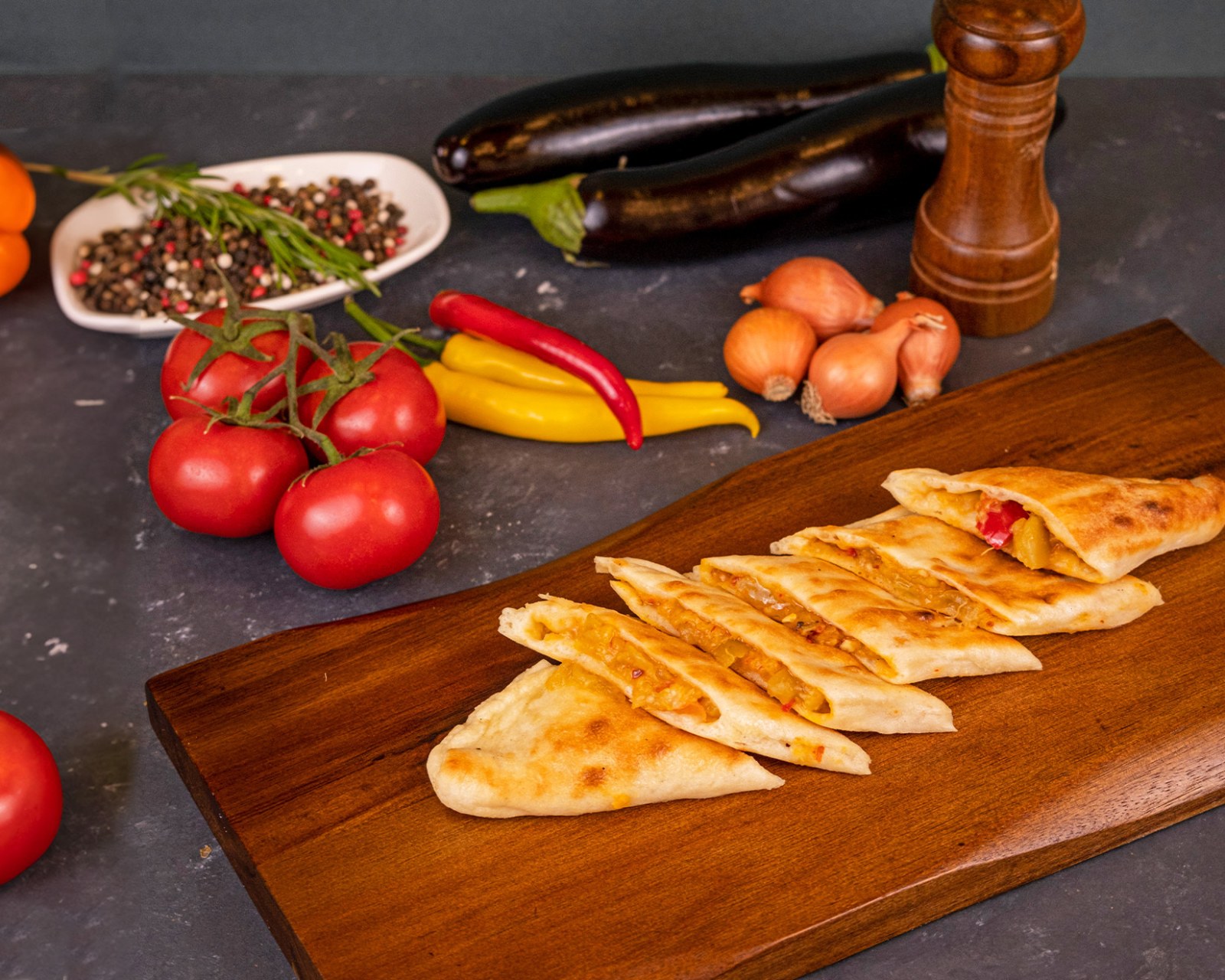 Patlıcanlı Kır Pidesi (Yepyeni)
