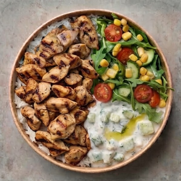 Bol Proteinli Izgara Tavuk Parçalı Basmatico Bowl