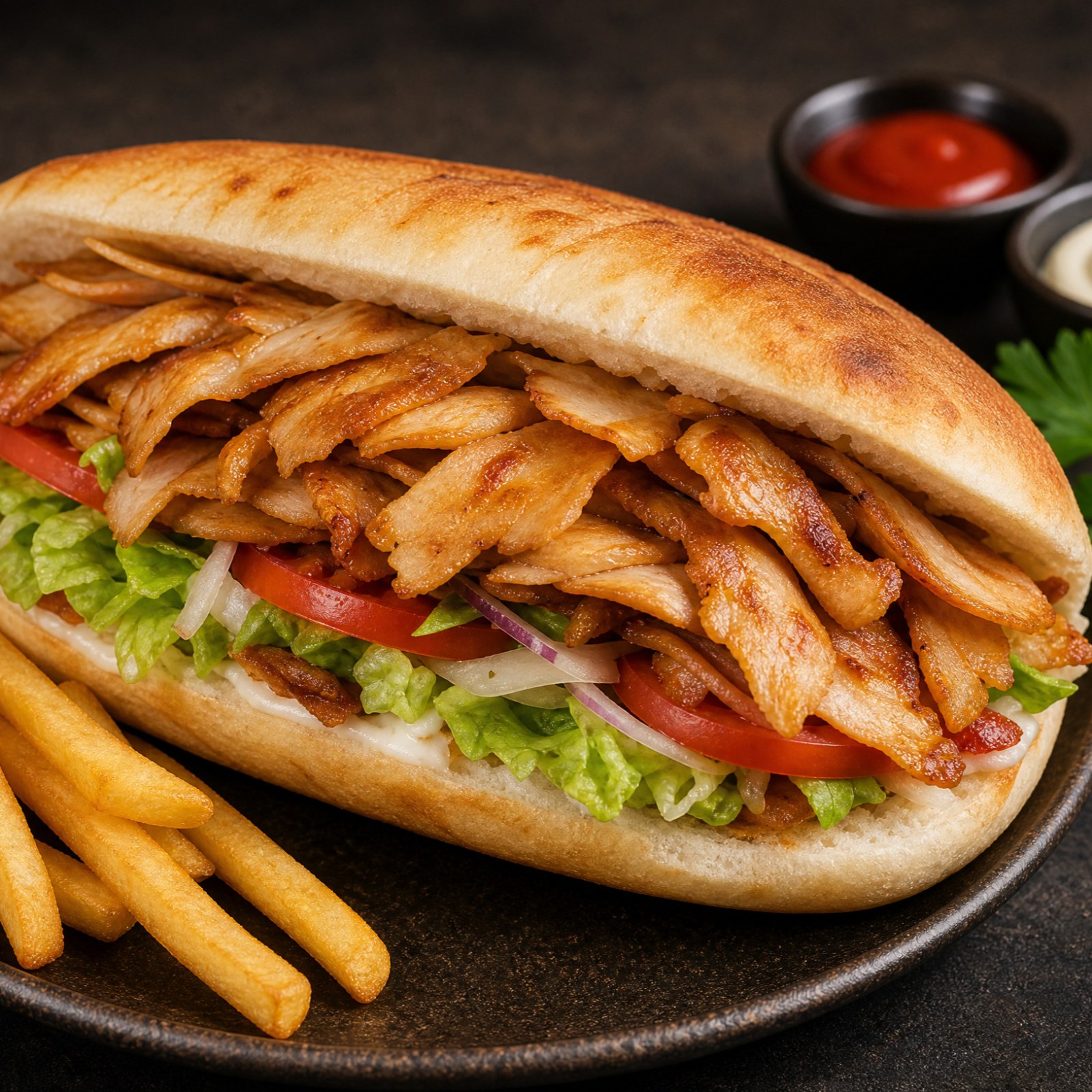 Ekmek Arası Tavuk Döner (Tam Ekmek, 150 gr)