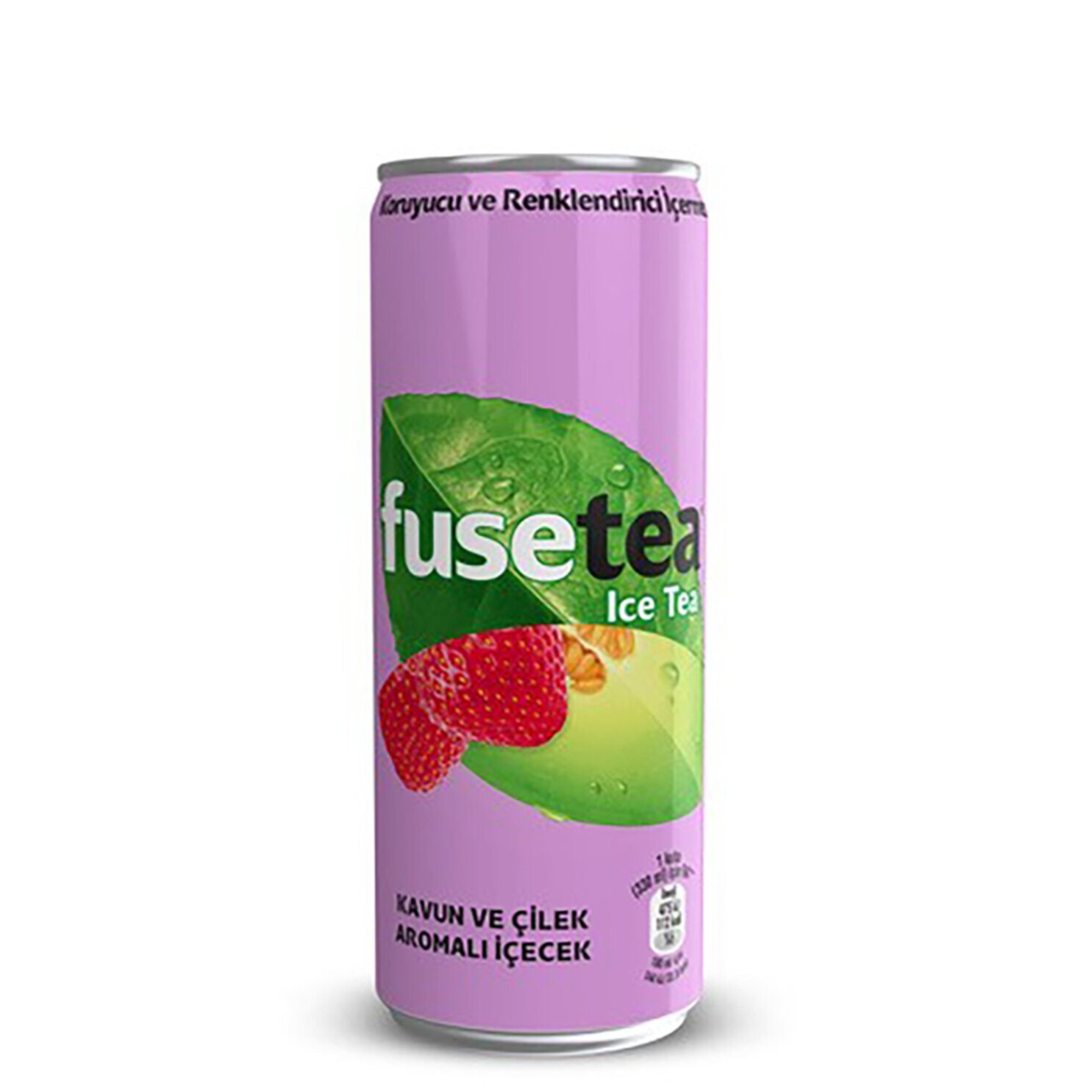 Fuse Tea Kavun Çilek Aromalı Soğuk Çay Kutu (330 ml)