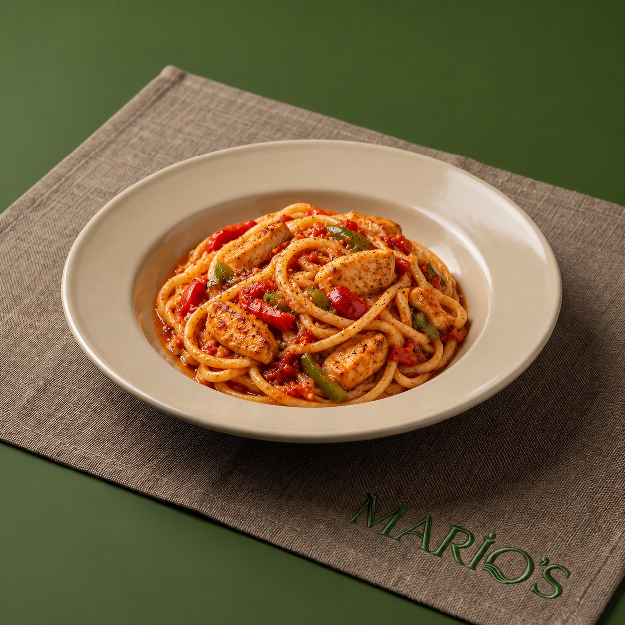 Meksika Soslu Spagetti