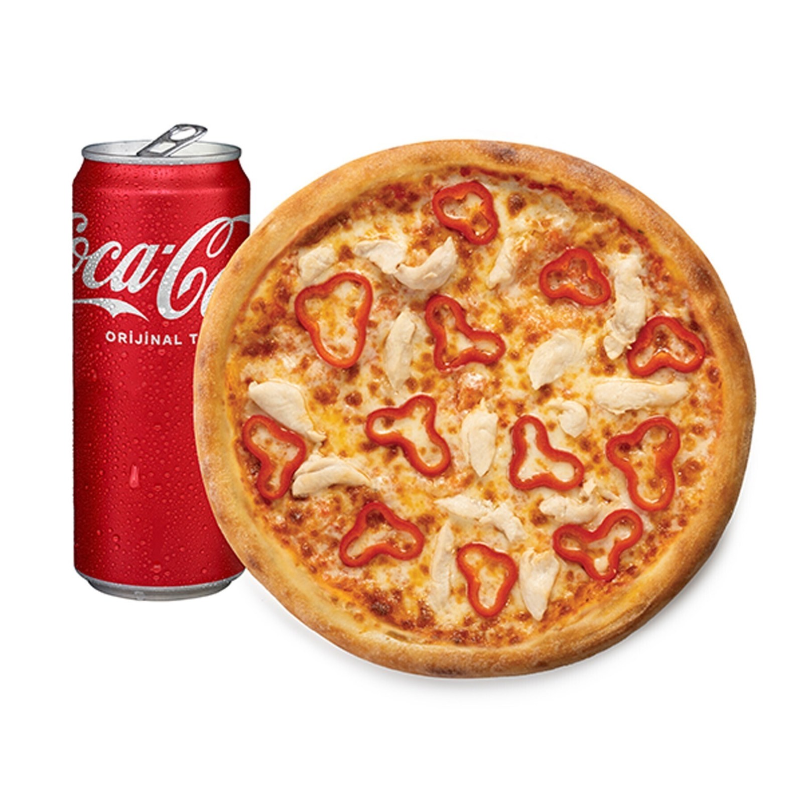 Acılı Tavuklu Pizza (20 cm) Menü