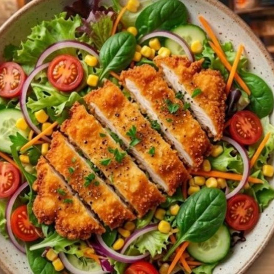 Şnitzelli Salata