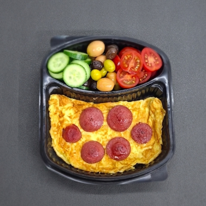 Sucuklu Omlet Tabağı