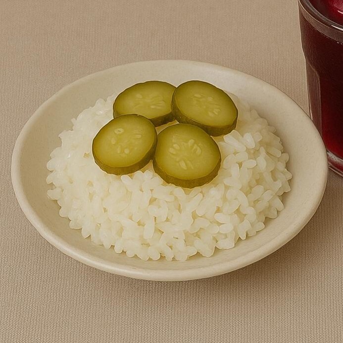 Salatalık Turşulu Pilav