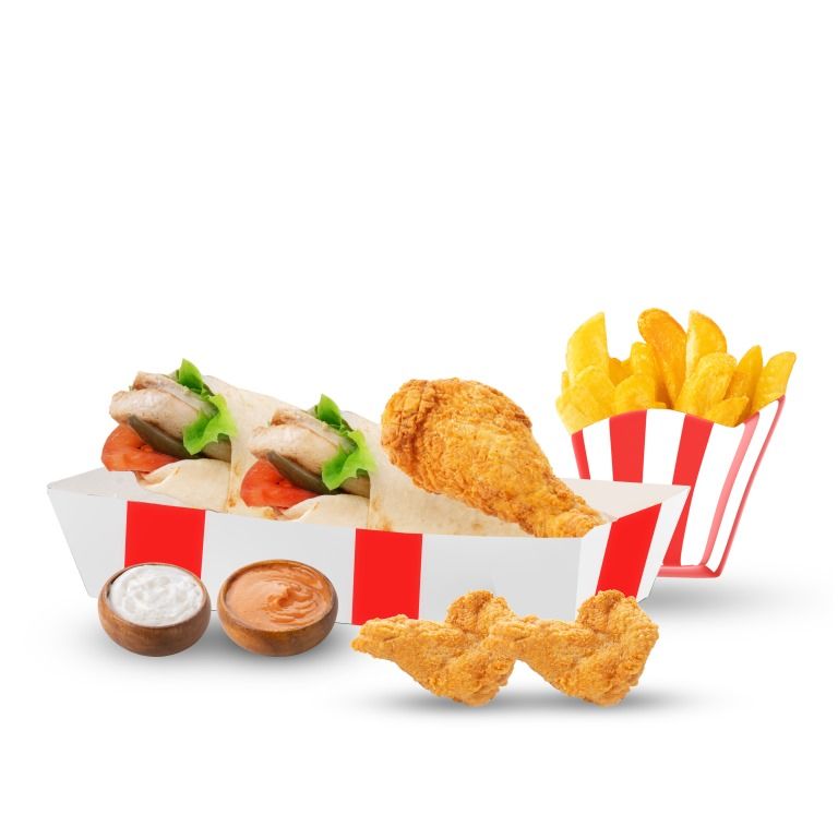 Tavuk Dürüm Mix Menü