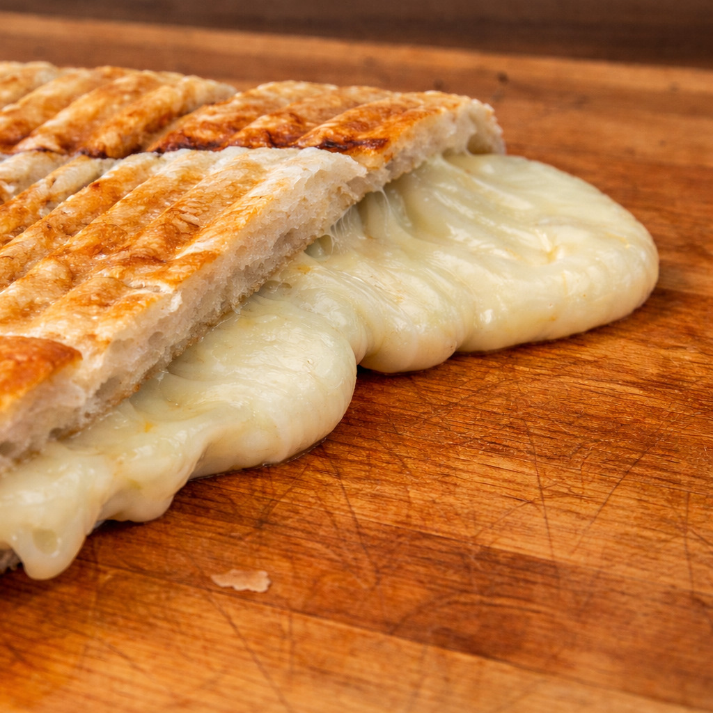 Yarım Çift Kaşarlı Tost