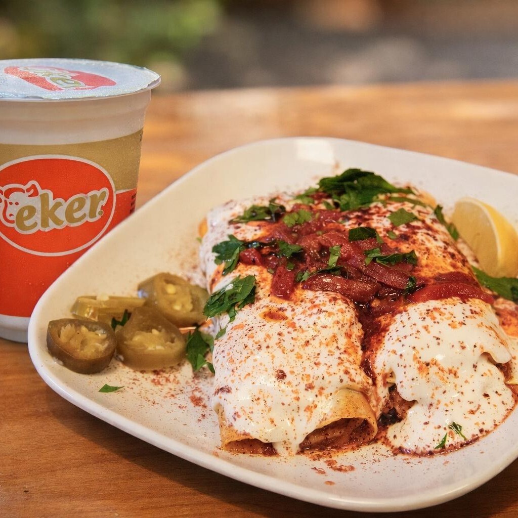Yoğurtlu Biftek Tantuni̇ + Ayran (270 ml)