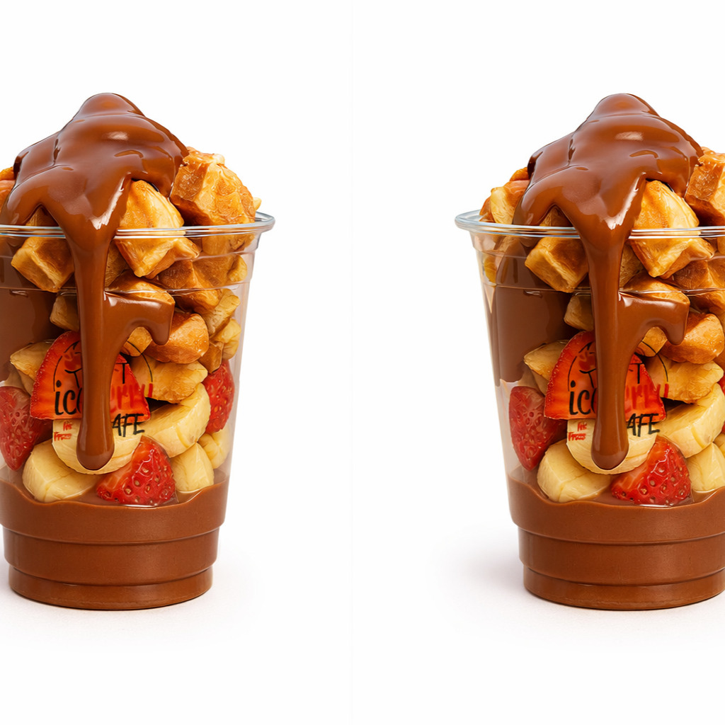 İkili Bardak Waffle
