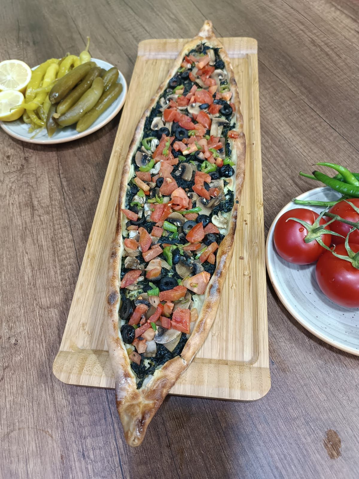 Veggie Pide (Açık)