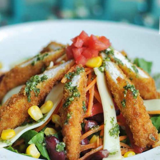 Çıtır tavuk salata