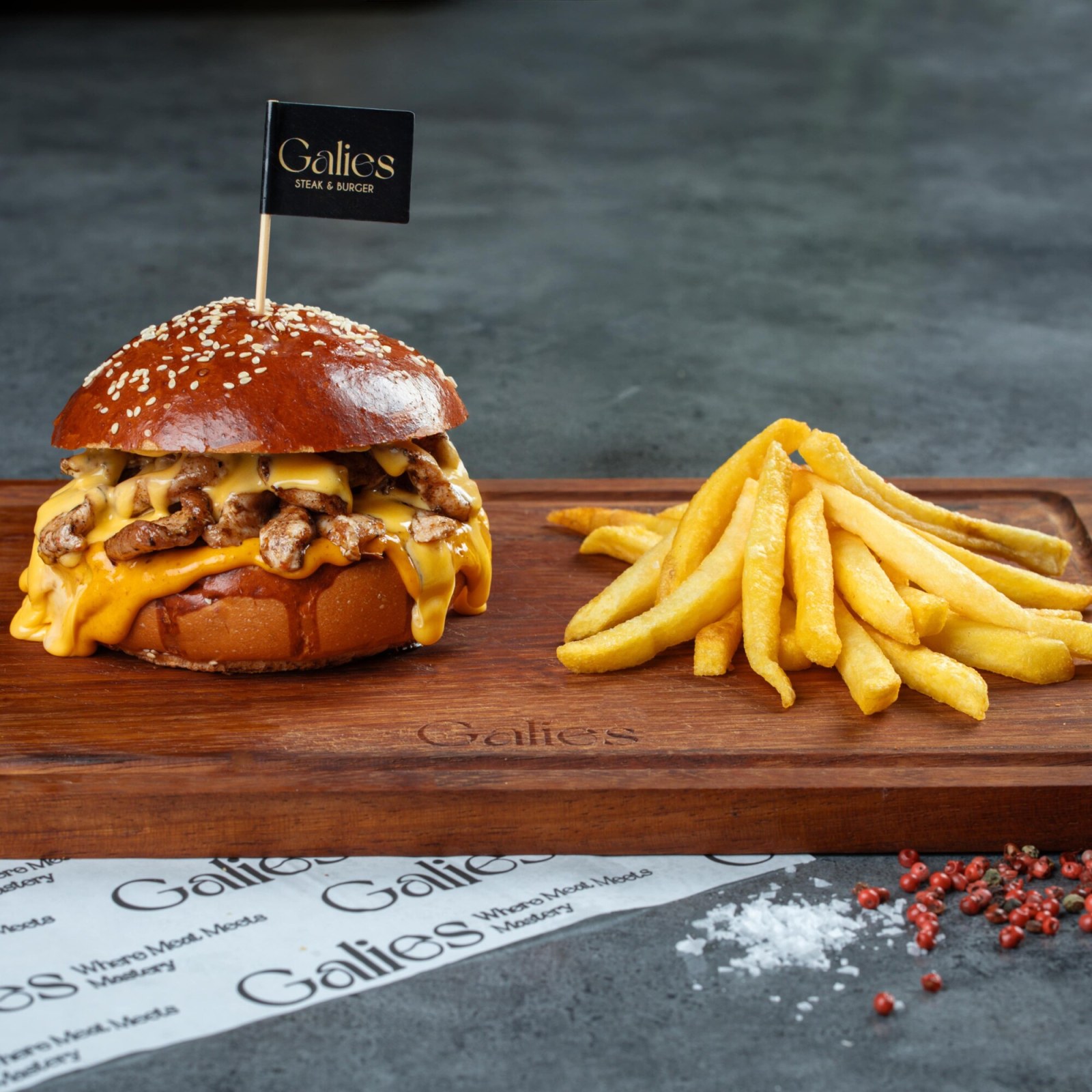 İsli Tavuk Burger